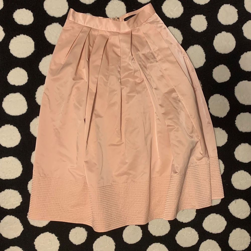 Banana Republic Blush Pink Satin Skirt